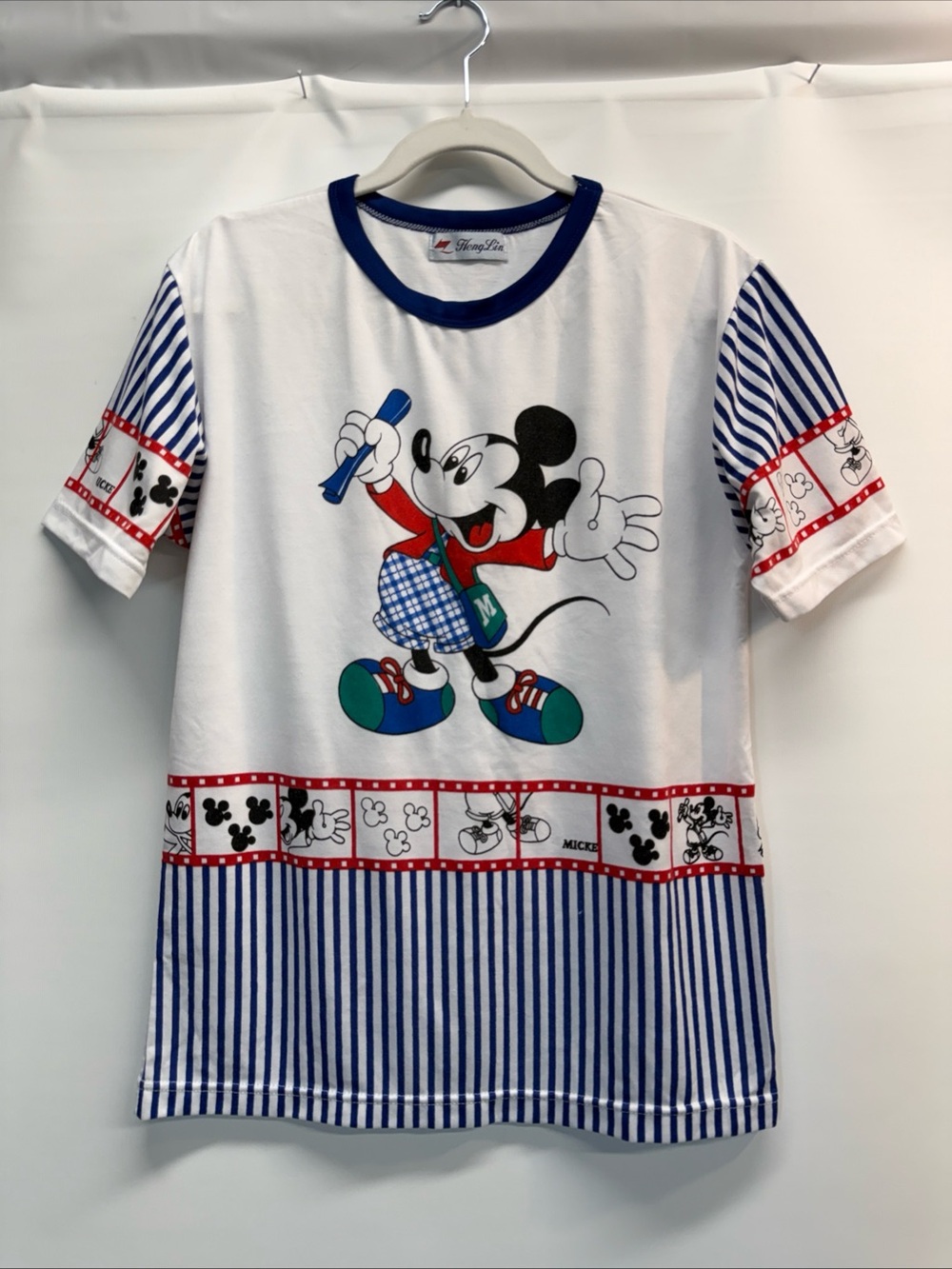 Vintage Heng Lin 1970s Walt Disney Mickey Mouse T Shirt Disneyland Sz M Japan
